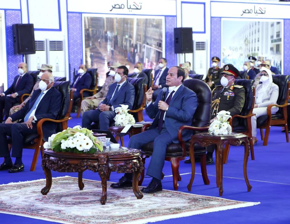 السيسي: الدعم الحقيقي للعمالة غير المنتظمة يصل لـ1200 شهريا