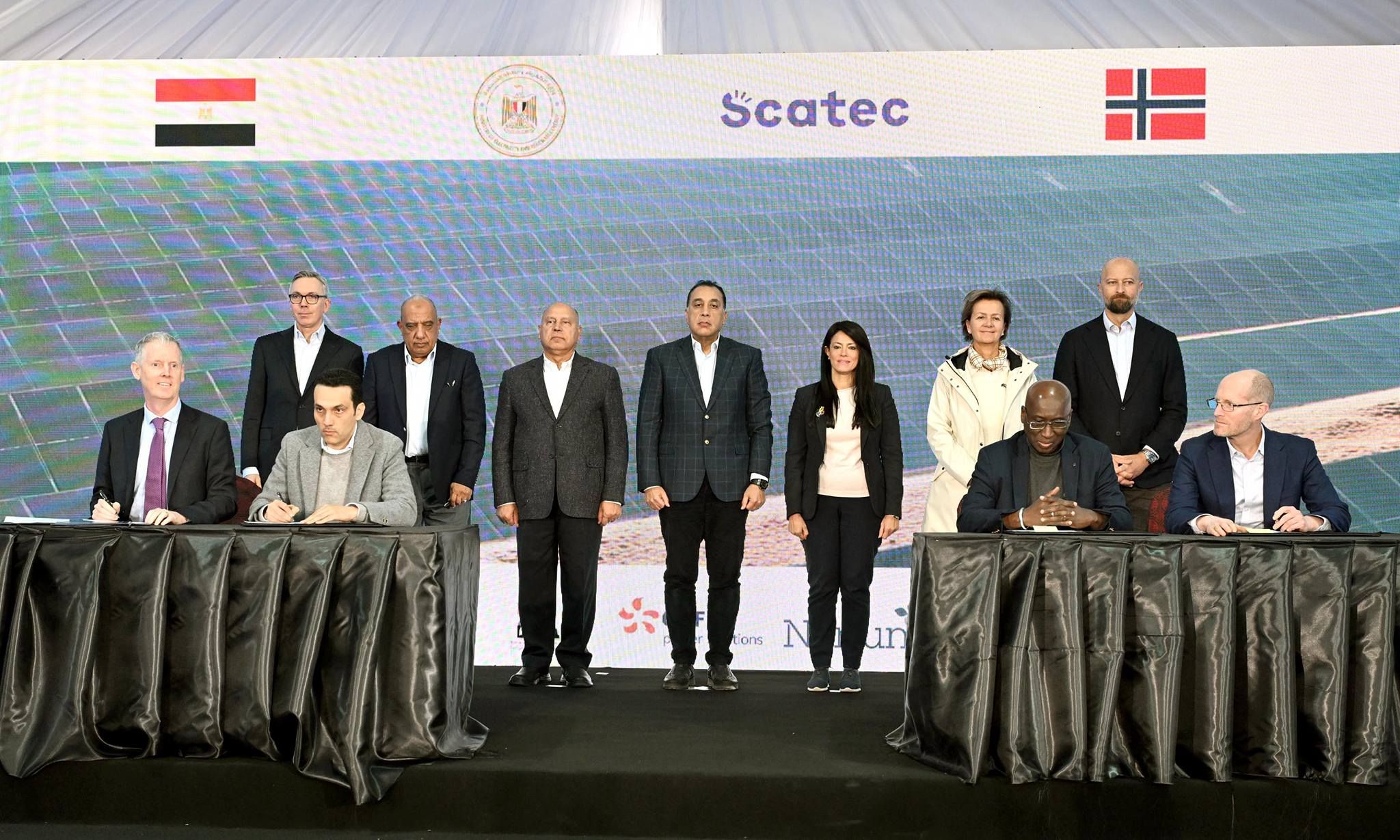 "سكاتك" النرويجية توقع اتفاقيات تمويل مشروع «ڤالي» للطاقة المستدامة في صعيد مصر