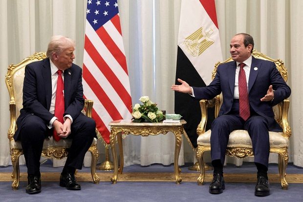السيسي يلتقي ترامب.. عرض مصري في دافوس.. رخص أسمنت جديدة لإعمار غزة