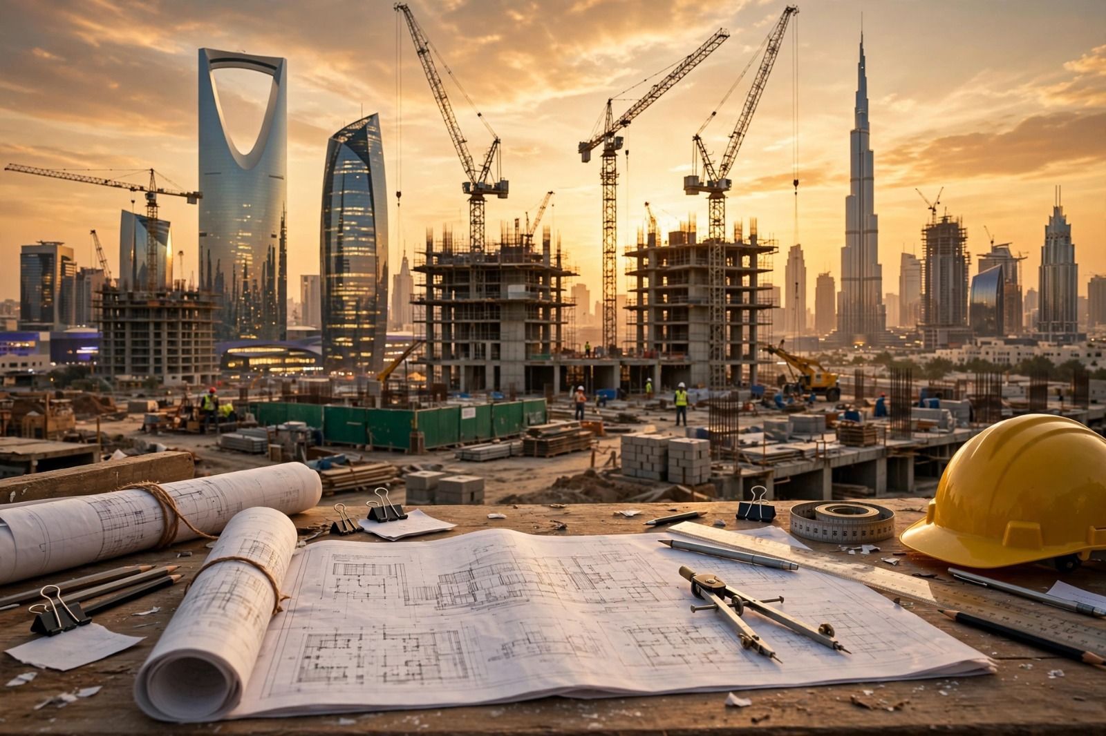 السعودية والإمارات تقودان تعافي عقود المشاريع خليجيًا بالنصف الأول