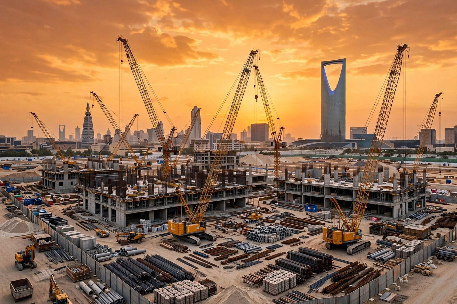 قطاع الإنشاءات السعودي يتوسع في أغسطس للشهر الرابع على التوالي