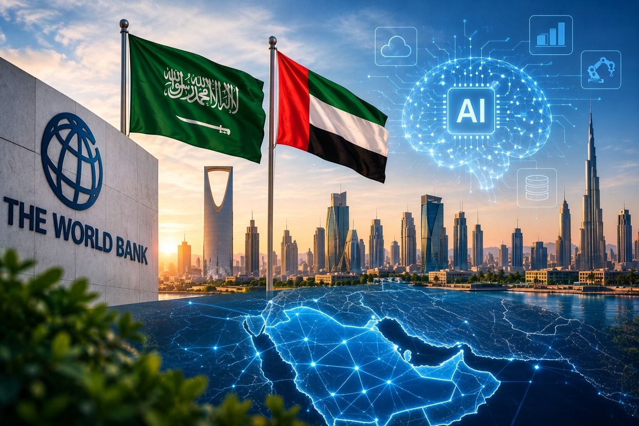 البنك الدولي: السعودية والإمارات تقودان تطوير الذكاء الاصطناعي بالشرق الأوسط